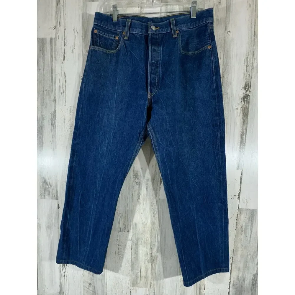 Levi’s 501 XX Mens‎ Jeans Size 36x36 (33x27) Button Fly Medium Wash Straight Leg